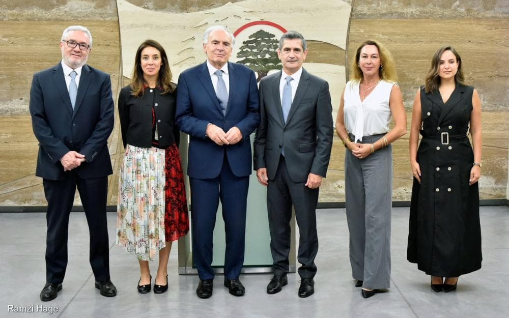 Bassil Meets Arnou on Recent Developments