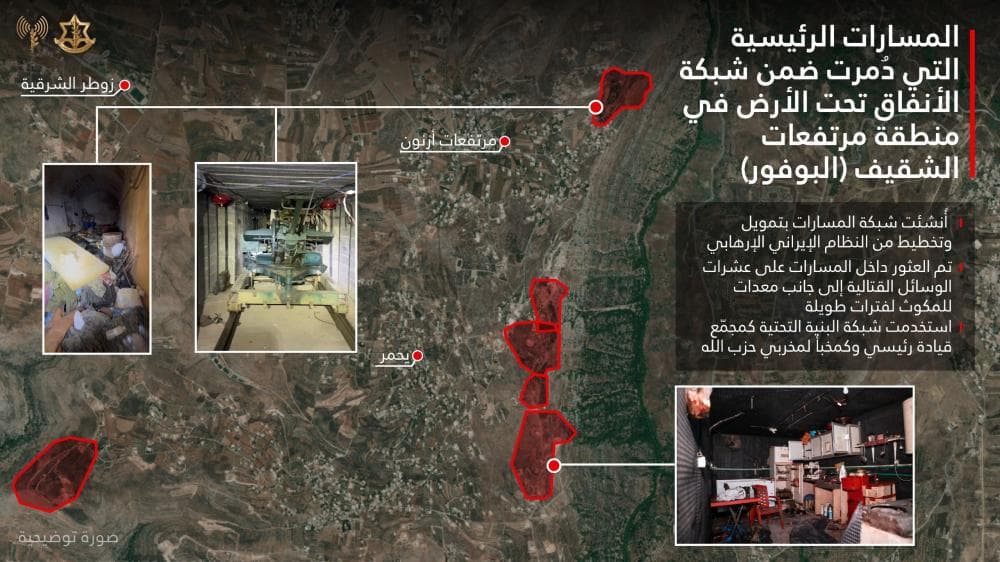Israeli army destroys tunnel network in Shweik