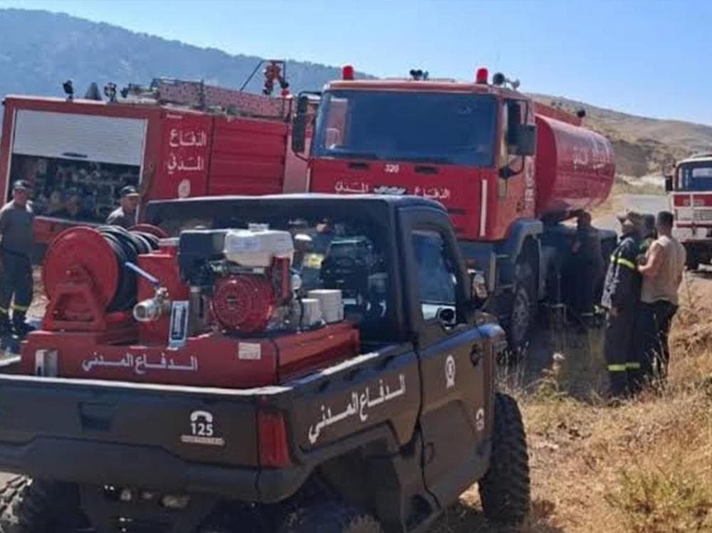 Civil Defense clears fires in multiple areas