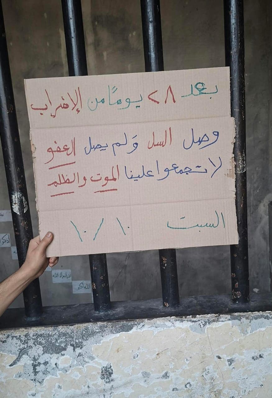 28 يومًا على إضراب السجناء: السل مستمر والعفو غائب