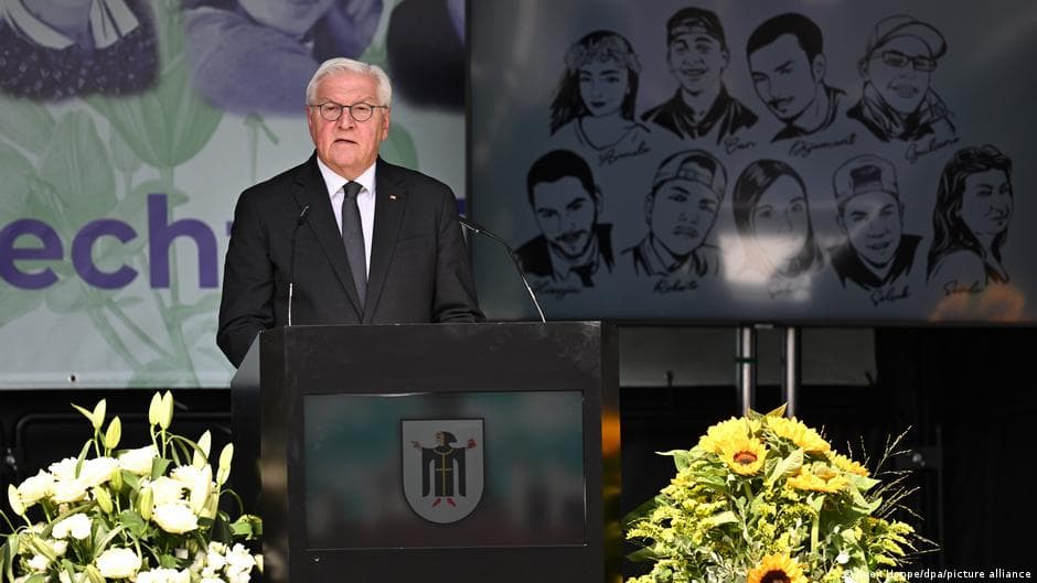 Steinmeier marks Munich racist attack victims