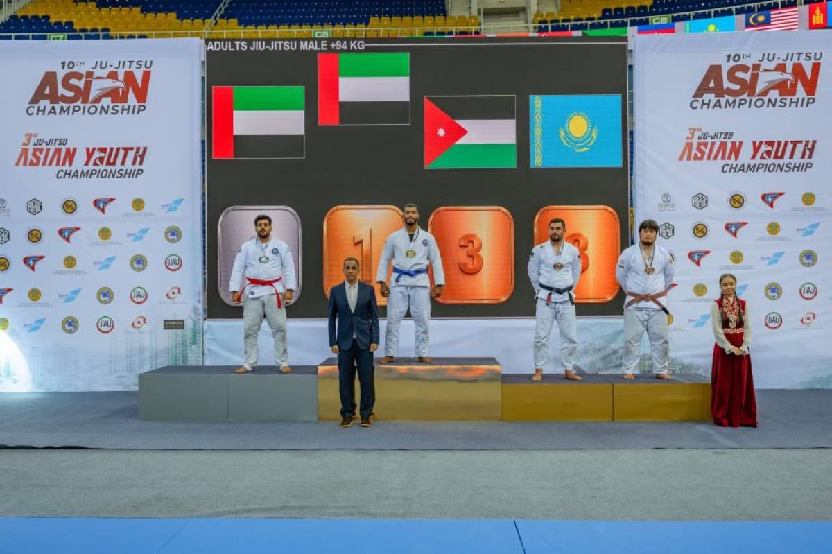 UAE National Team Starts Asian Ju-Jitsu Championship with Nine Medals in Men's Competitions