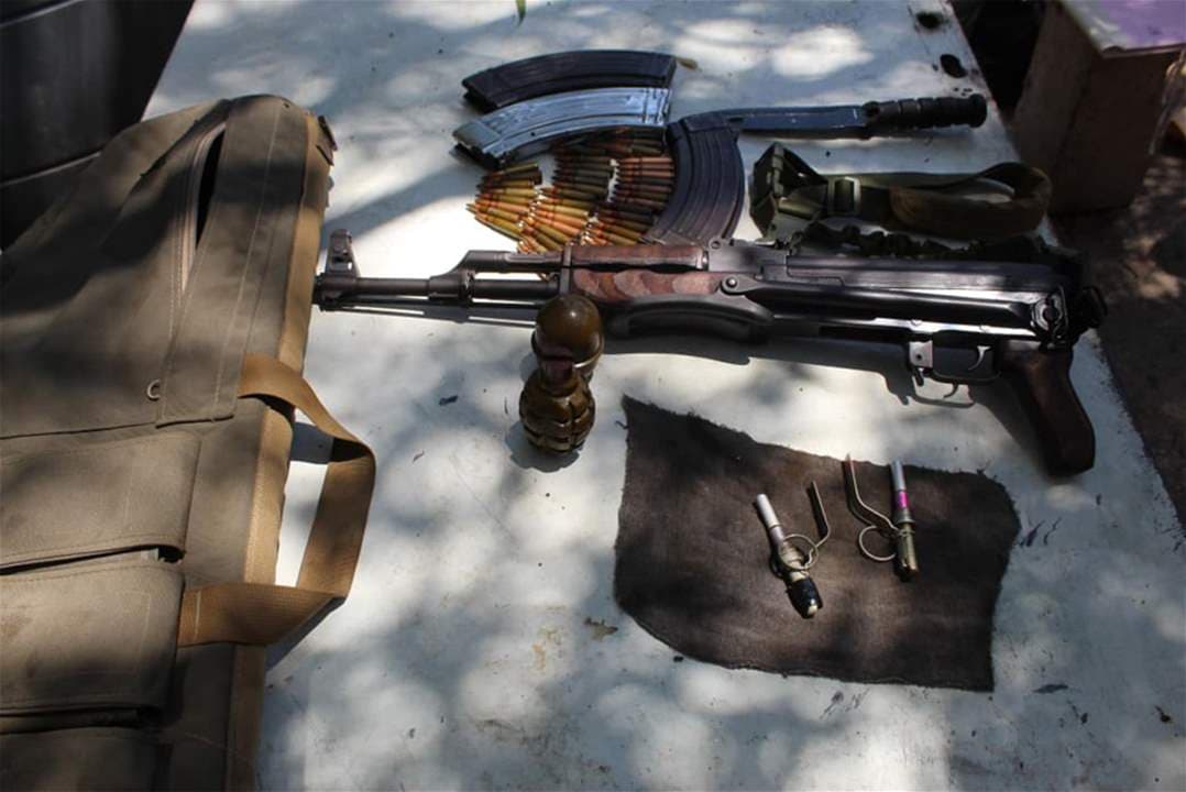 Weapons and gear moved from Zahle to Akkar and Baalbek