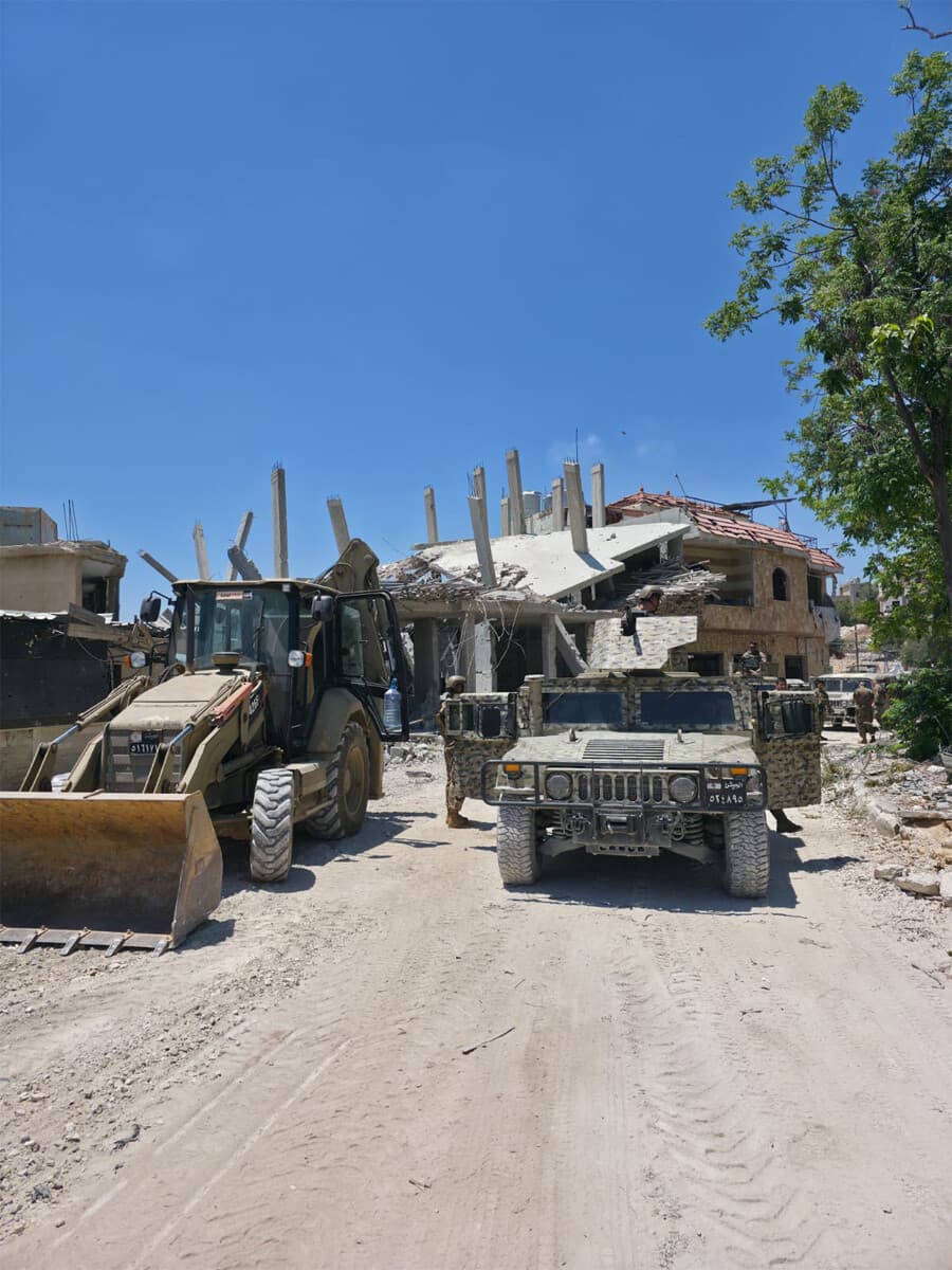 Lebanese Army in Zavet Gharbia