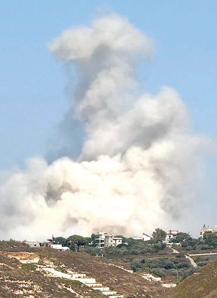 Violent explosions in southern towns