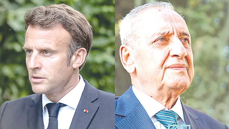 Lebanon: Macron contacts Parliament Speaker