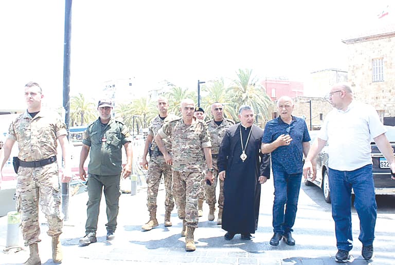 Haddad inspected the sites