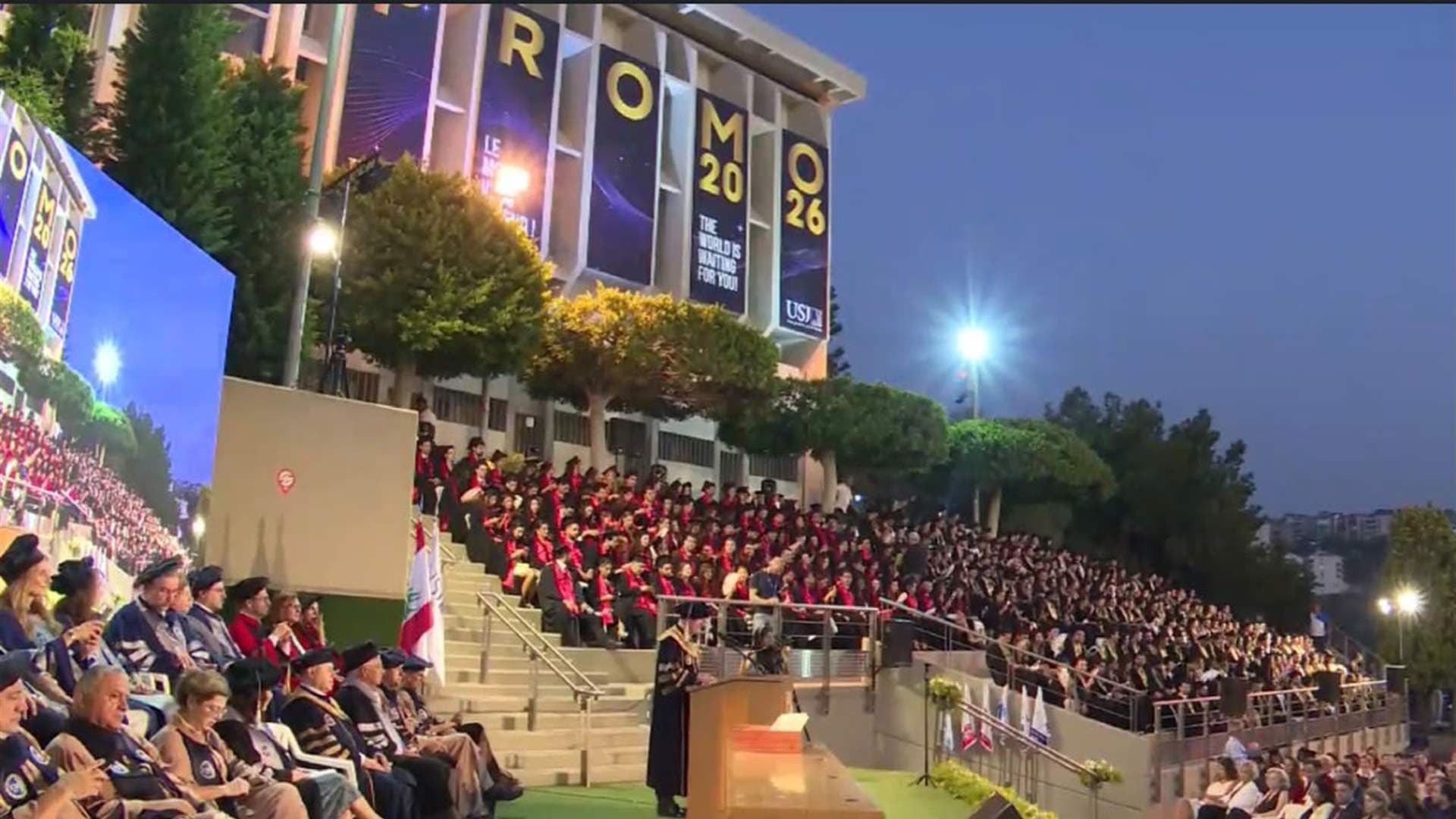 Lamia Al-Mabayyed Urges Graduates at Saint Joseph University